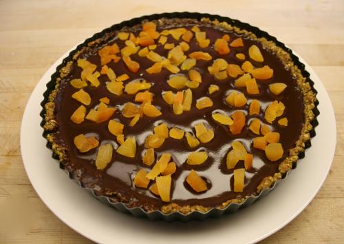 Chocolate Fudge Apricot Torte