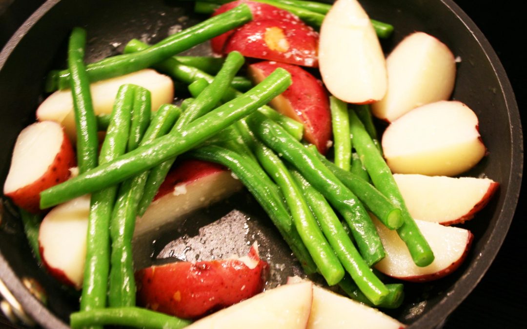 Red Skinned Potatoes with Green Beans
