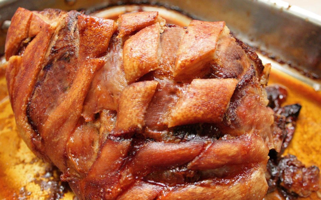Roast Pork Shoulder with ‘Cracklin’