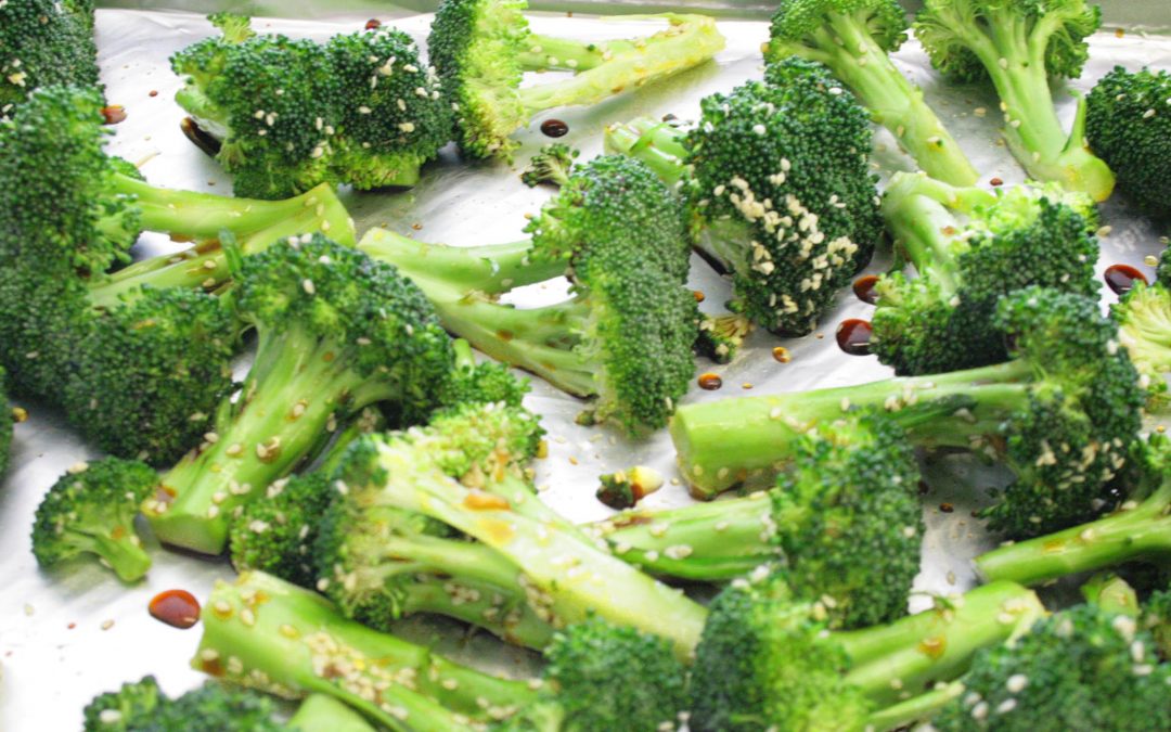 Roasted Ginger and Sesame Broccoli