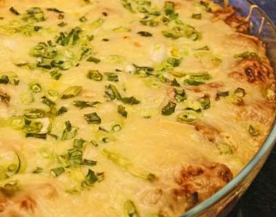 Cheesy Sausage and Croissant Casserole