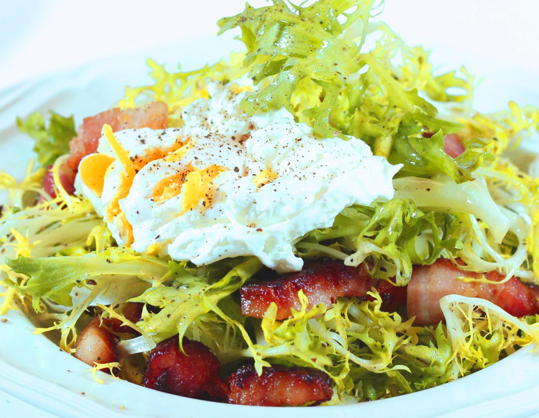 Frisée-Lardon Salad Recipe