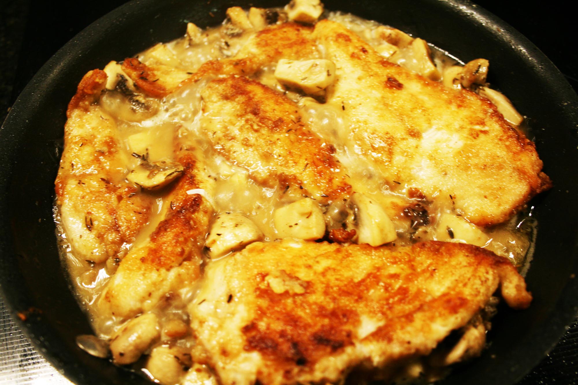 Chicken with Mushrooms - Inspired Cuisine