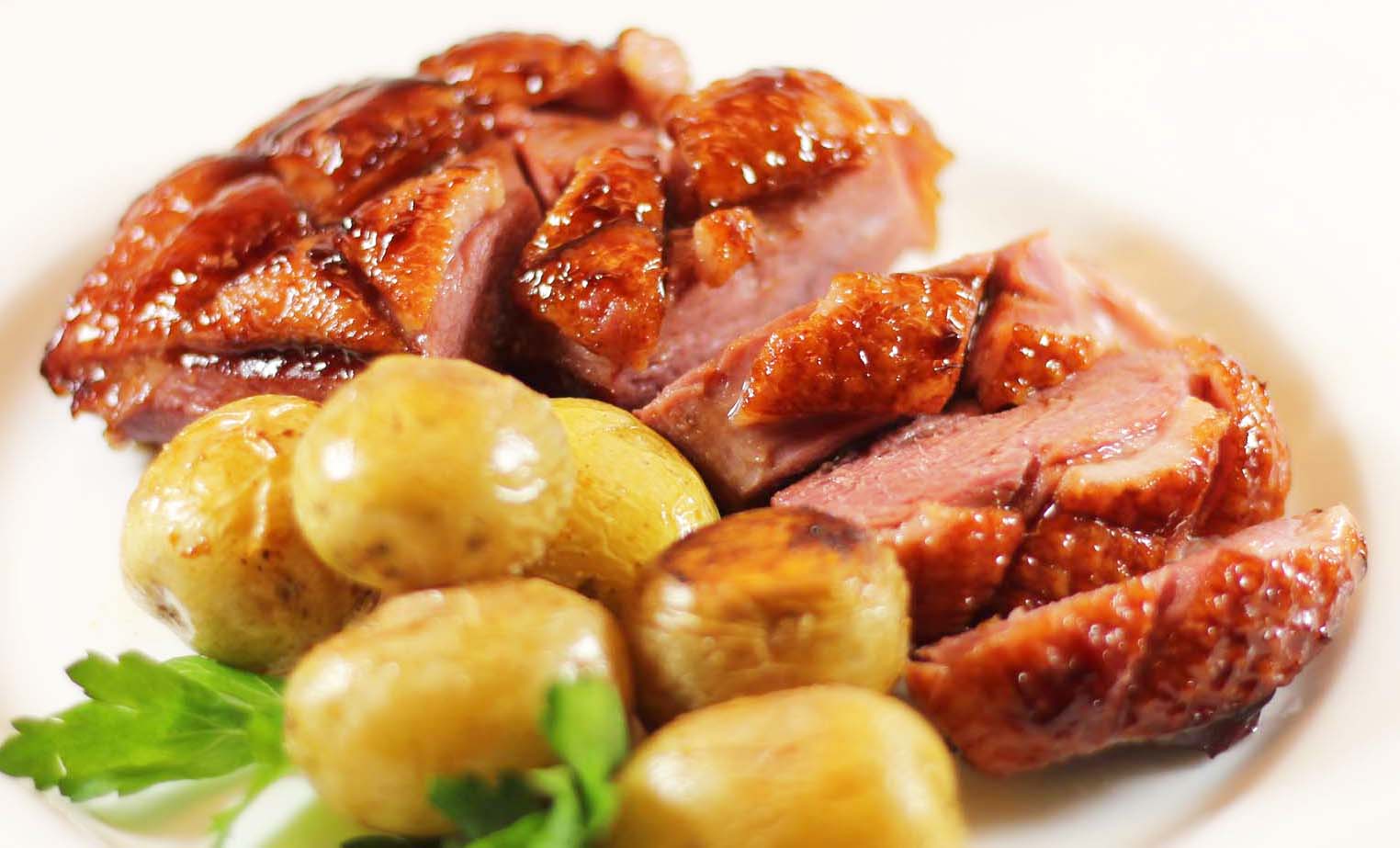 Hoisin Glazed Smoked Breast of Duck - Inspired Cuisine