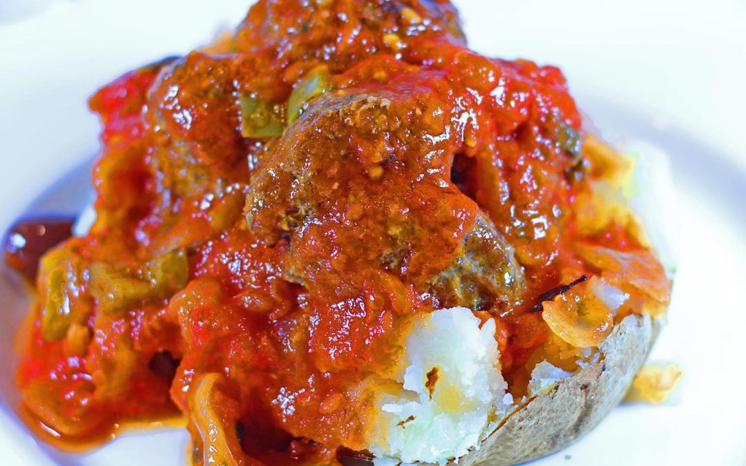 Meat Balls and Baked Potato…Really?