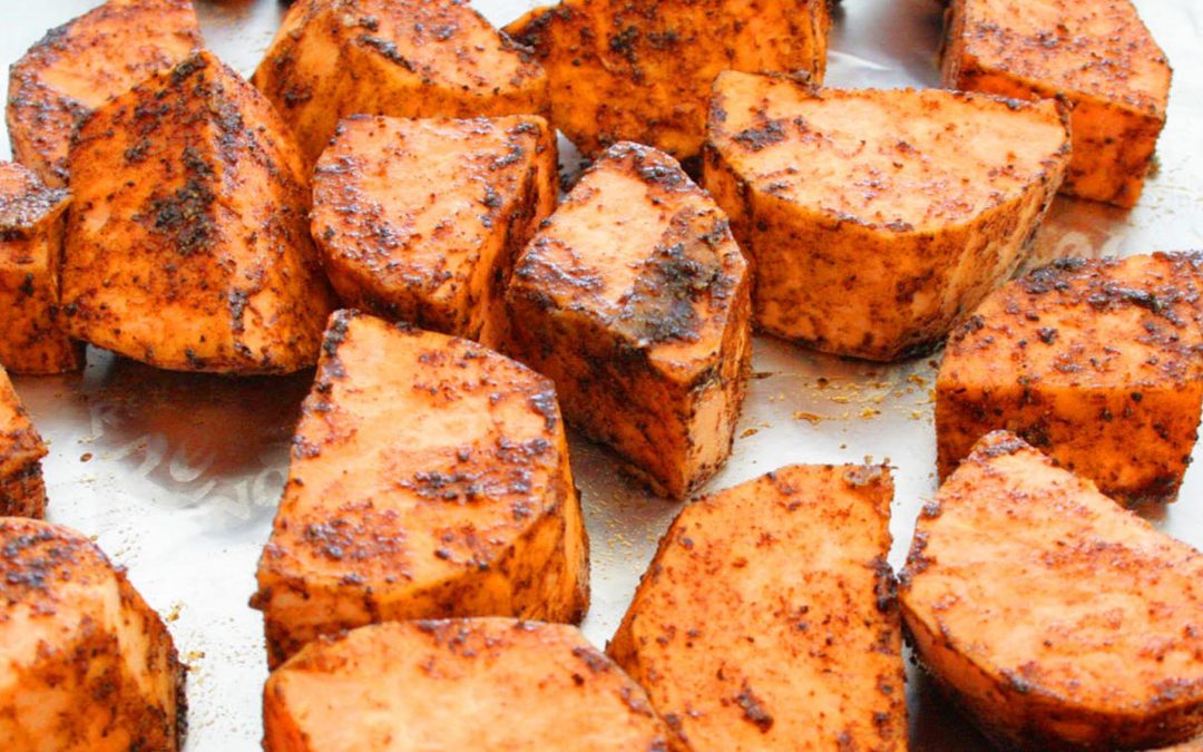 Garam Masala Blackened Sweet Potato