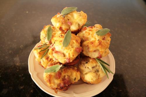 Josie’s Savory Mini Muffins with Two Flavorings