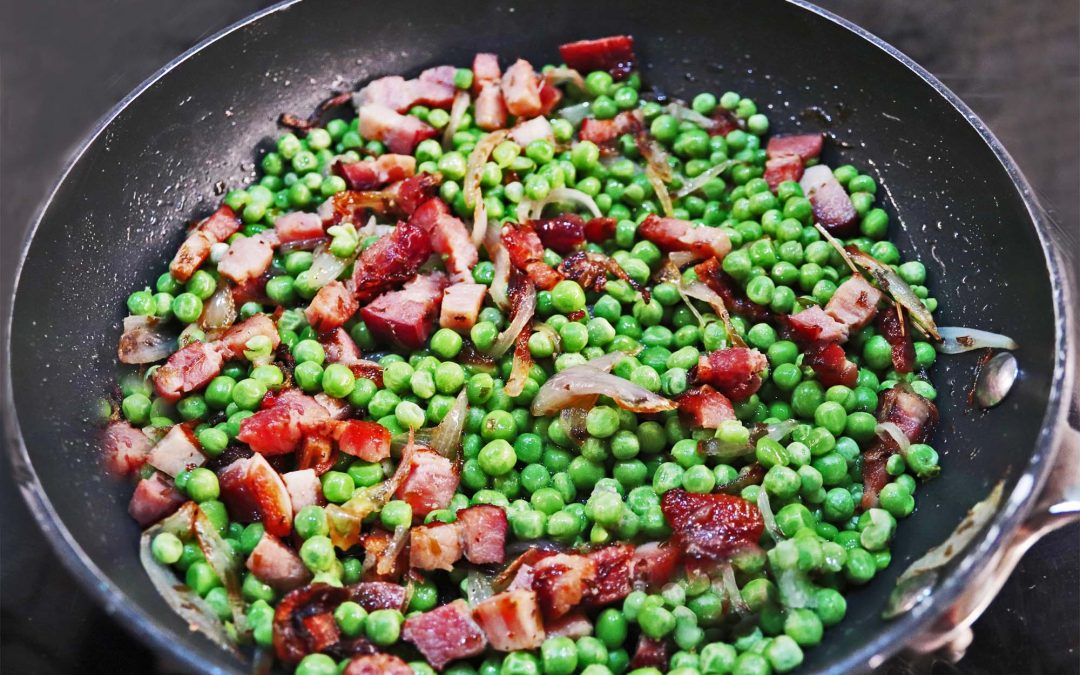French Peas, Tarragon and Bacon