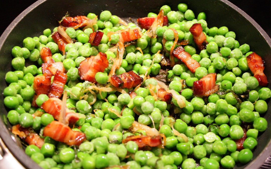 French Peas, Tarragon and Bacon