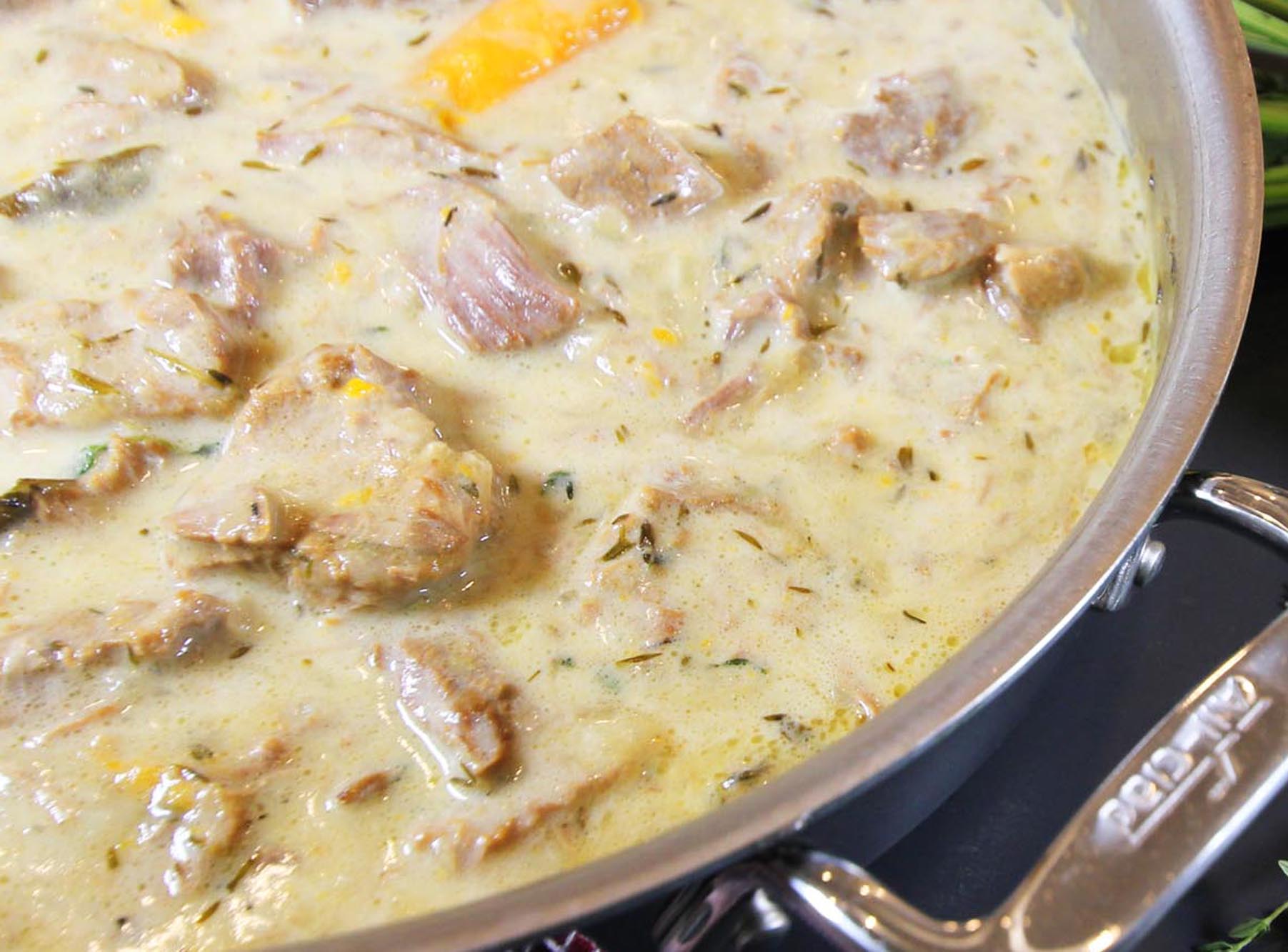 French Veal Stew (Blanquette De Veau) - Inspired Cuisine