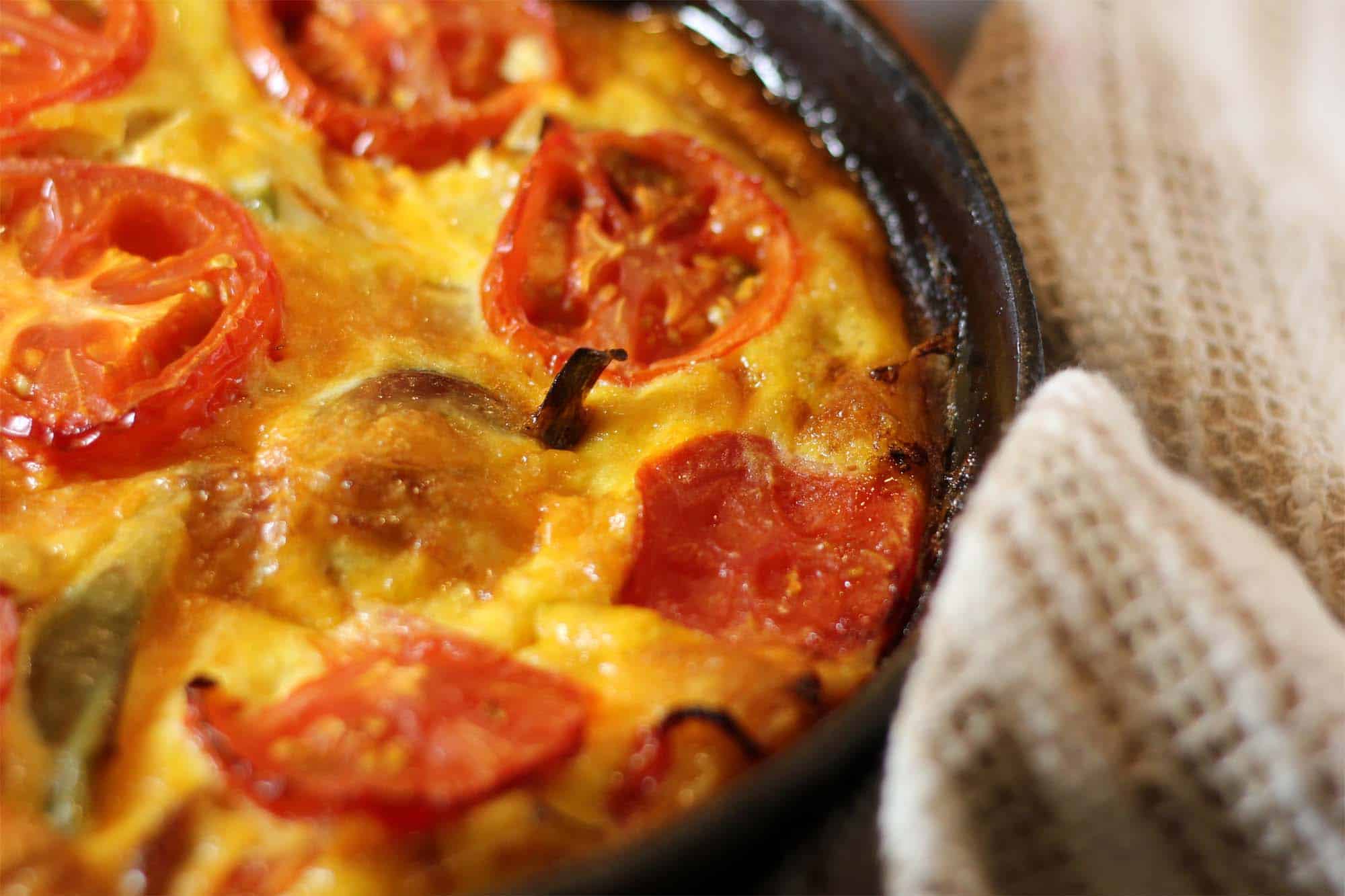 Italian Sausage, Pepper and Onion Frittata Inspired Cuisine
