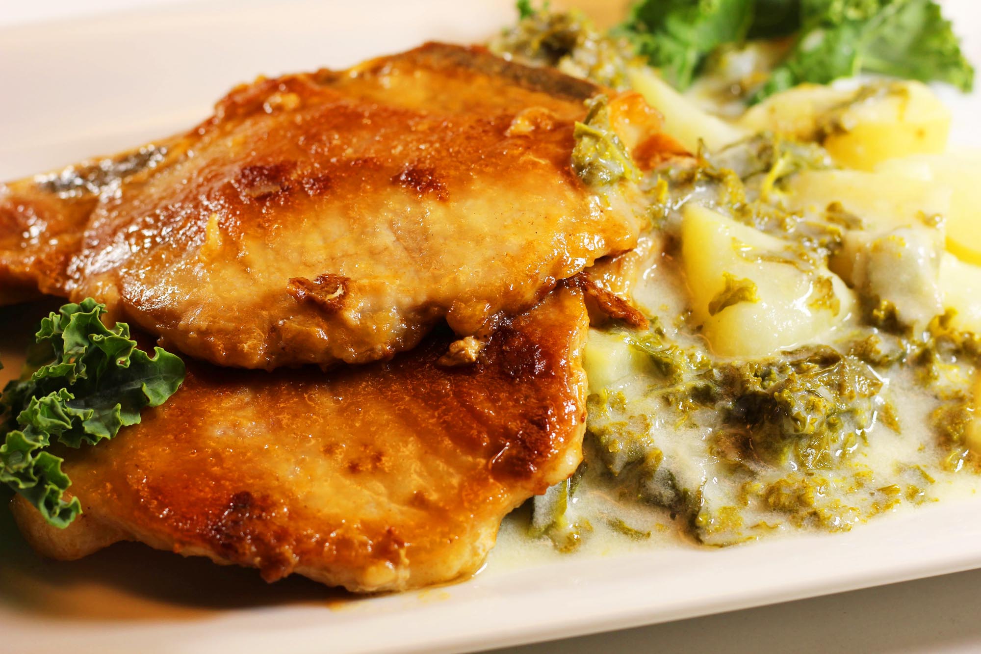 Au Naturele Pork Chops - Inspired Cuisine