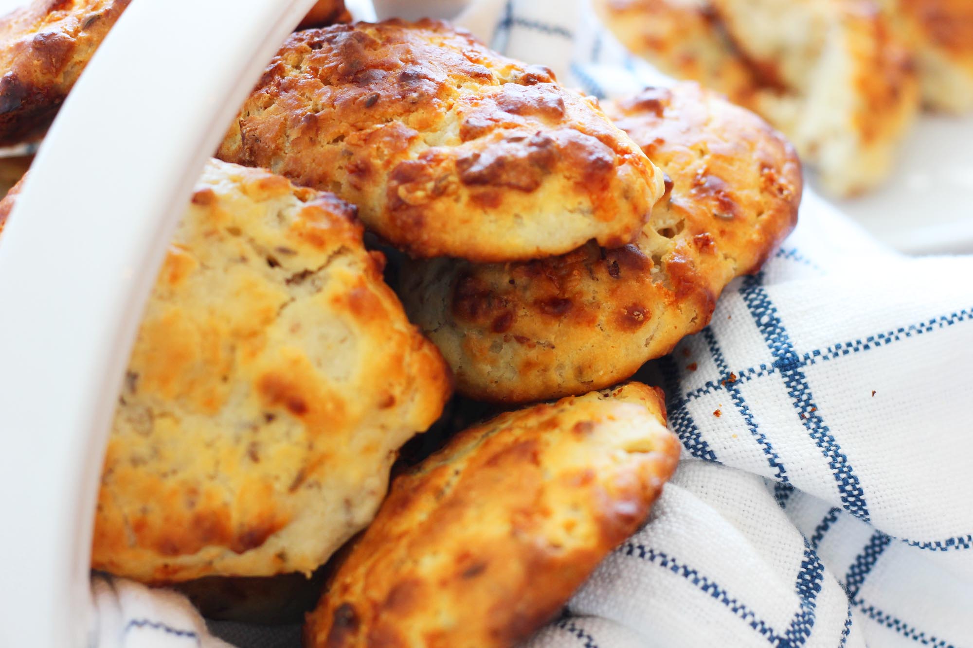 Cheddar Cheese and Bacon Soda Bread Scones - Inspired Cuisine