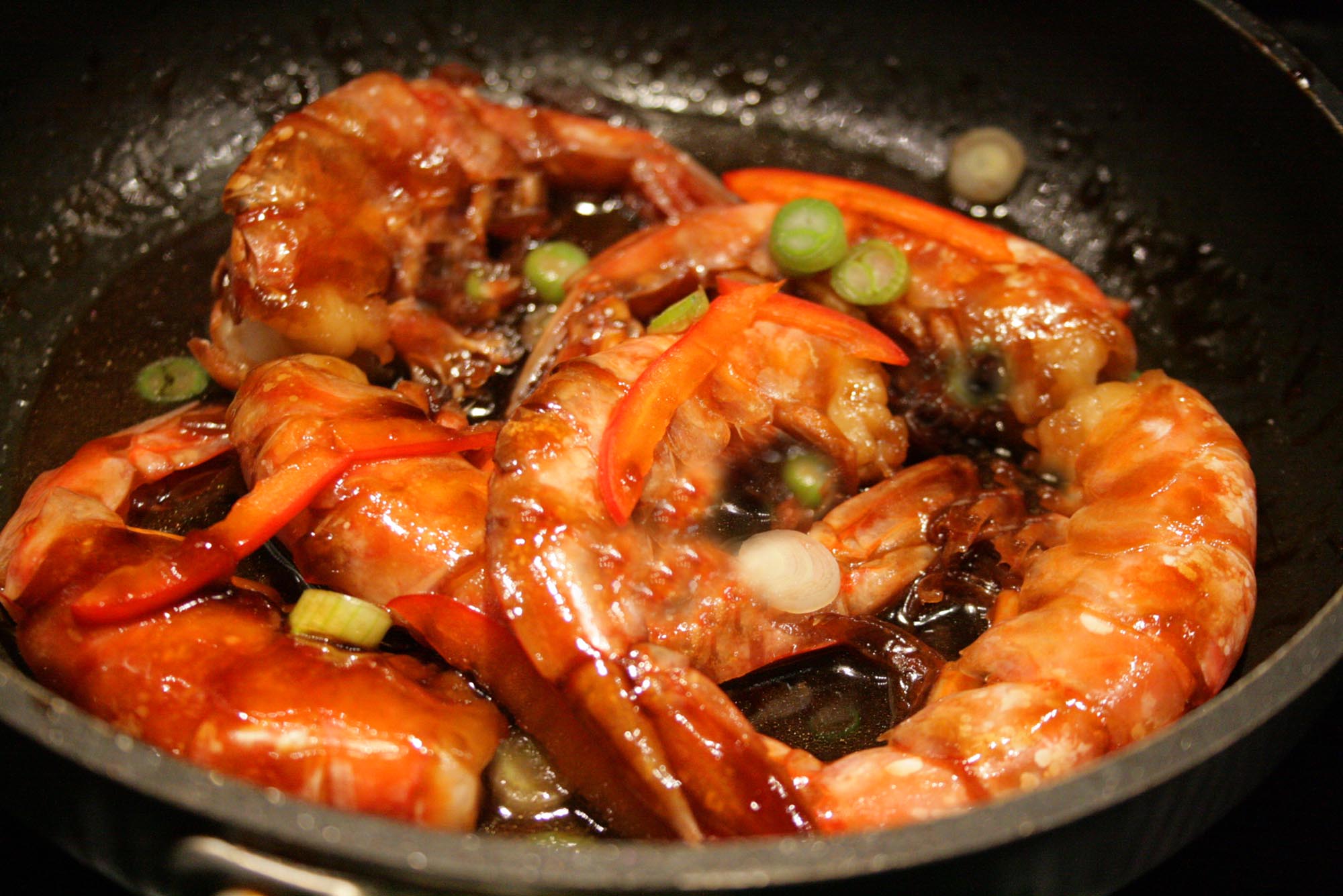 King Prawns with Soy Sauce Inspired Cuisine
