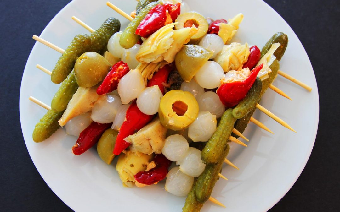 Banderillas, Small Bites on Small Skewers