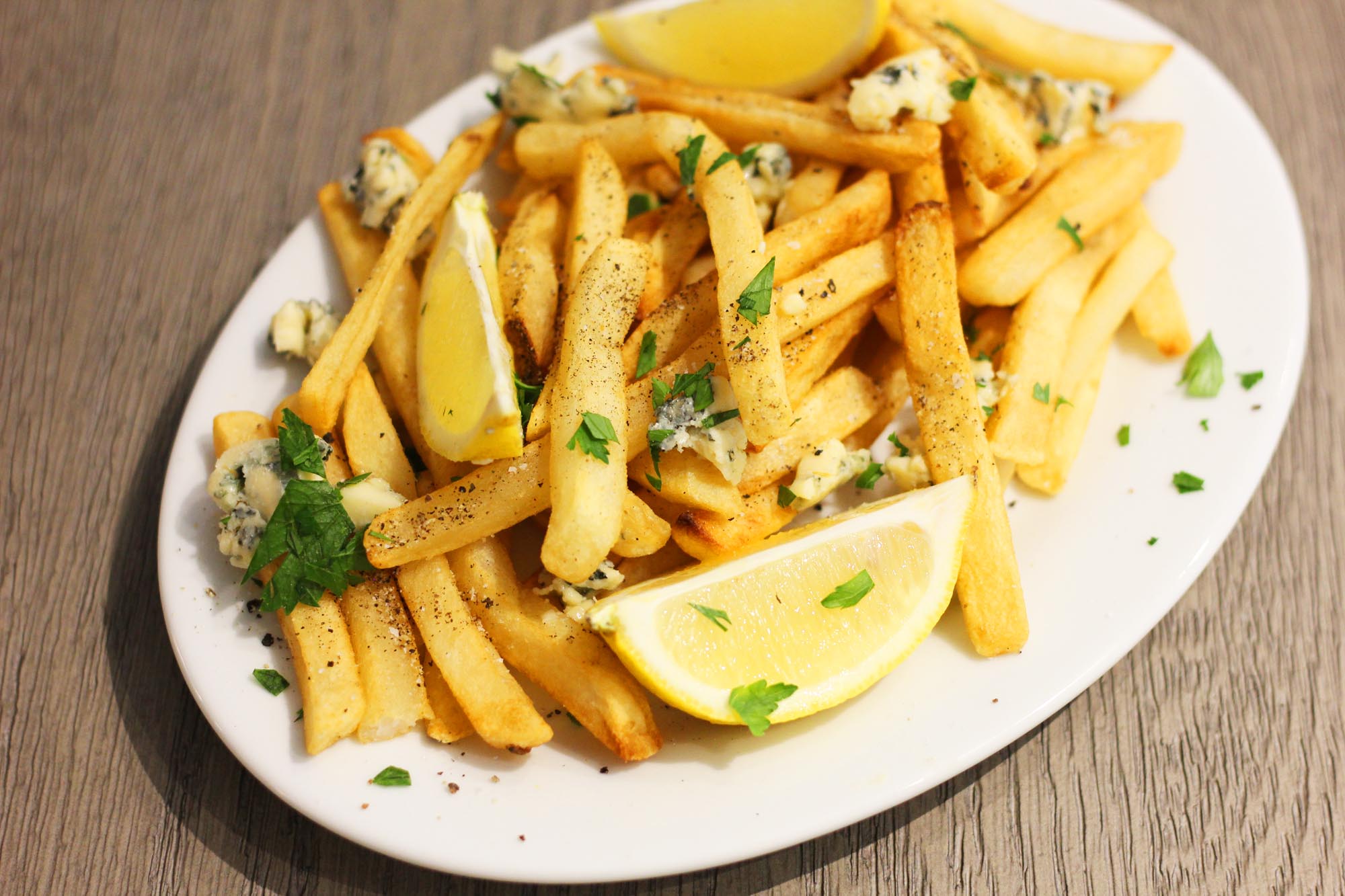 Blue Cheese Poutine - Inspired Cuisine