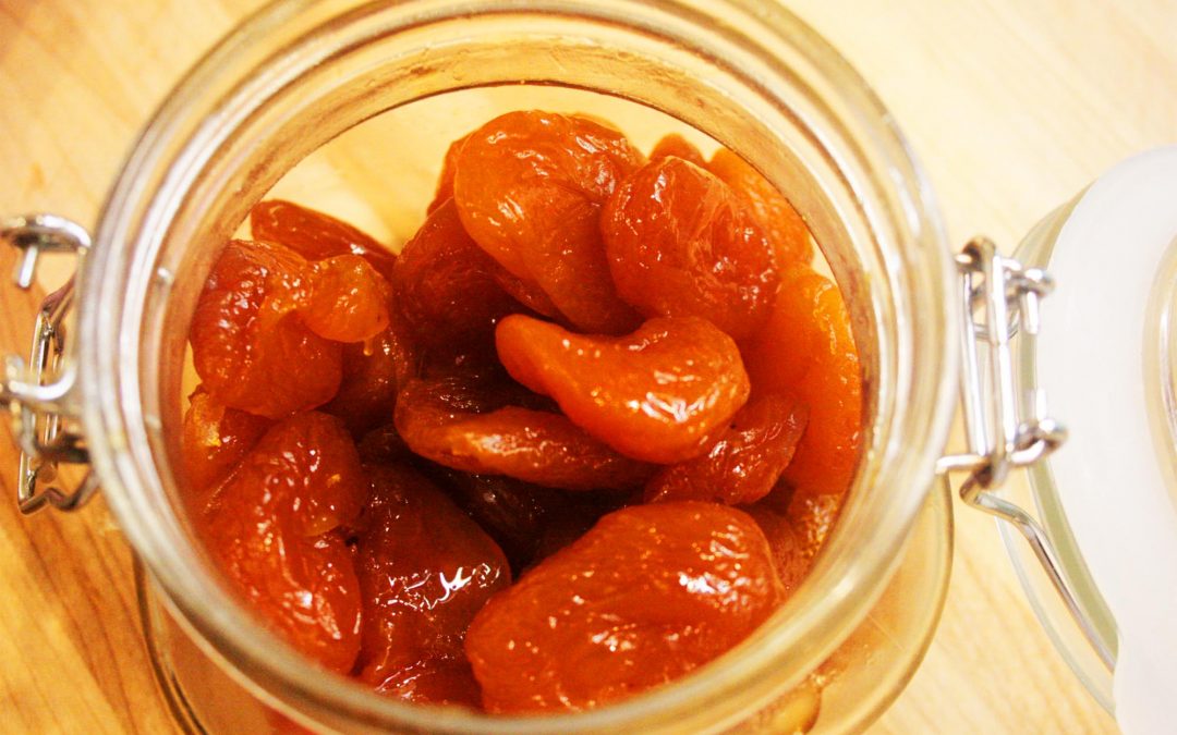 Honey Glazed Apricots