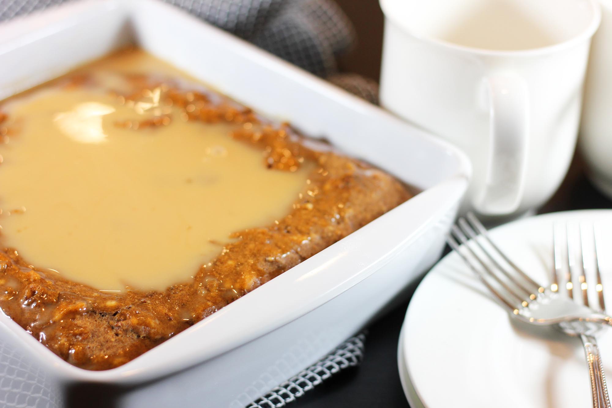 Sticky Toffee Pudding with Toffee Sauce - Inspired Cuisine