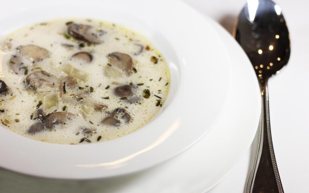 Rainy Day Homemade Mushroom Soup