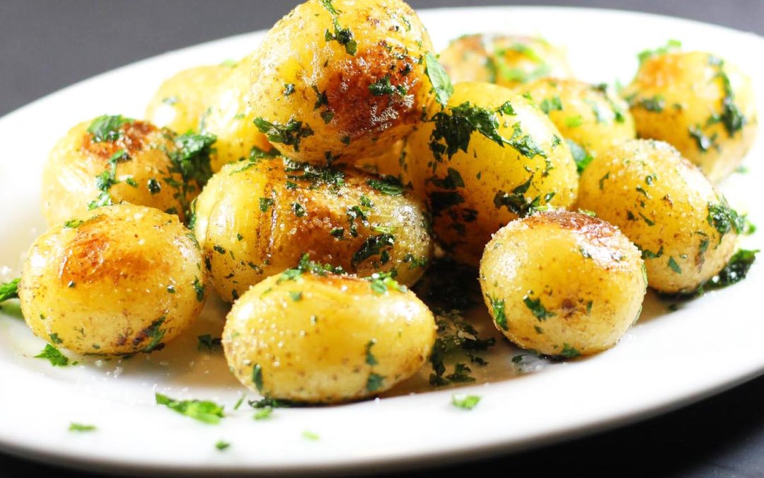 New Potatoes, Tossed in Butter and Parsley
