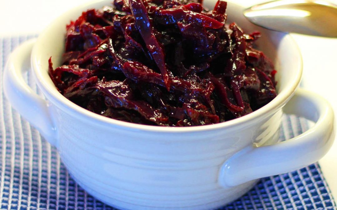 Red Cabbage, Granny Smith Apples and Balsamic Vinegar