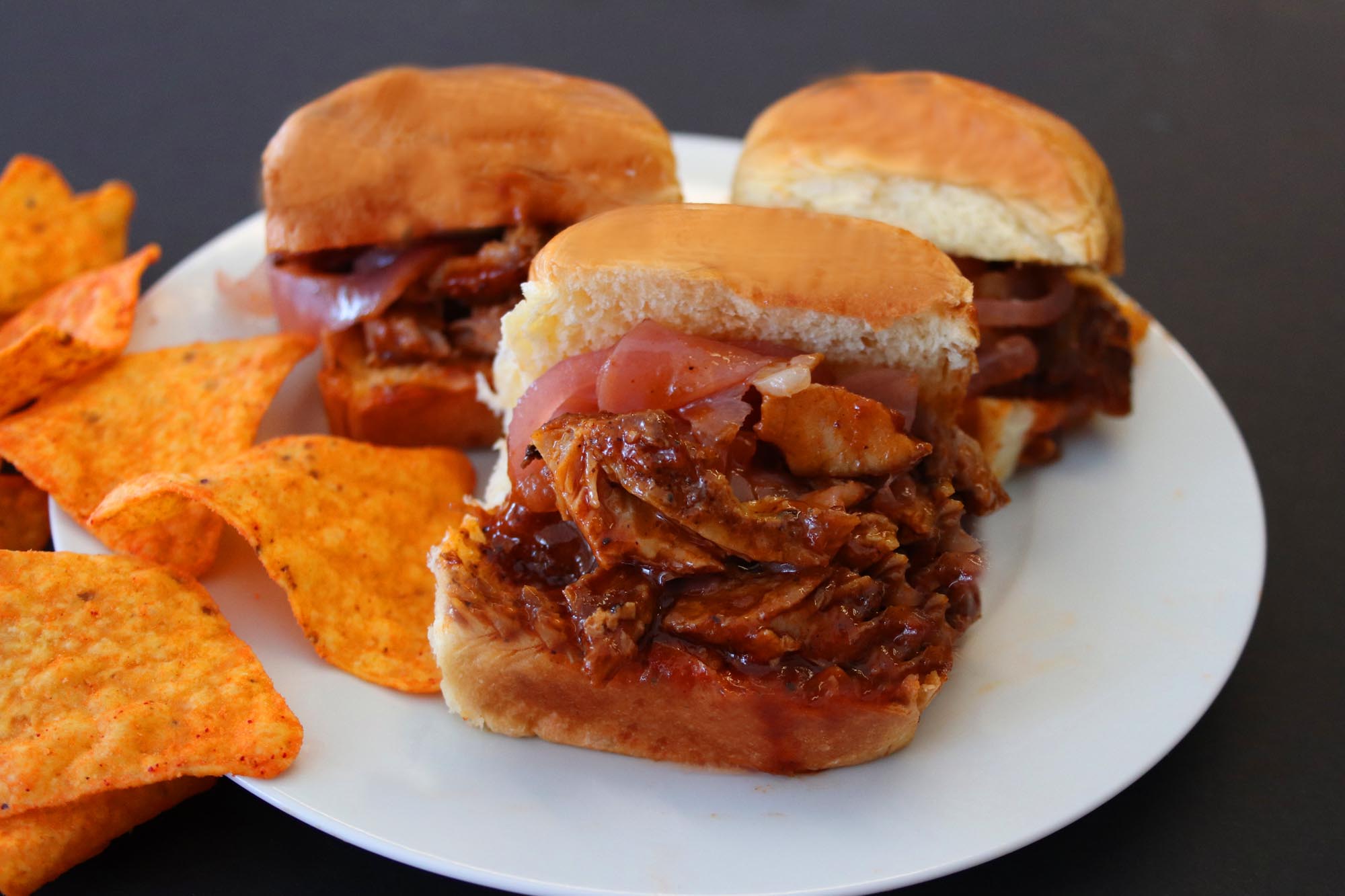Baby Back Rib Pulled Pork Sliders-image