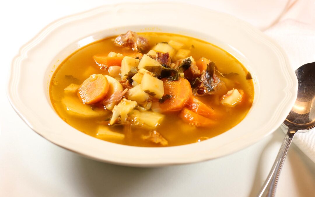 Hungarian Ham and Navy Bean Soup