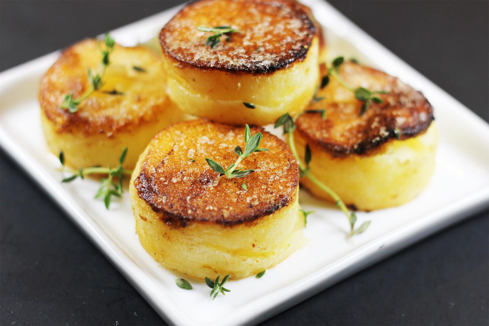 Fondant potatoes