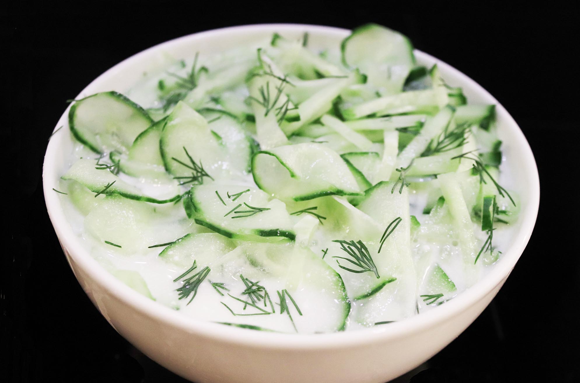 Hungarian Cucumber Salad - Inspired Cuisine