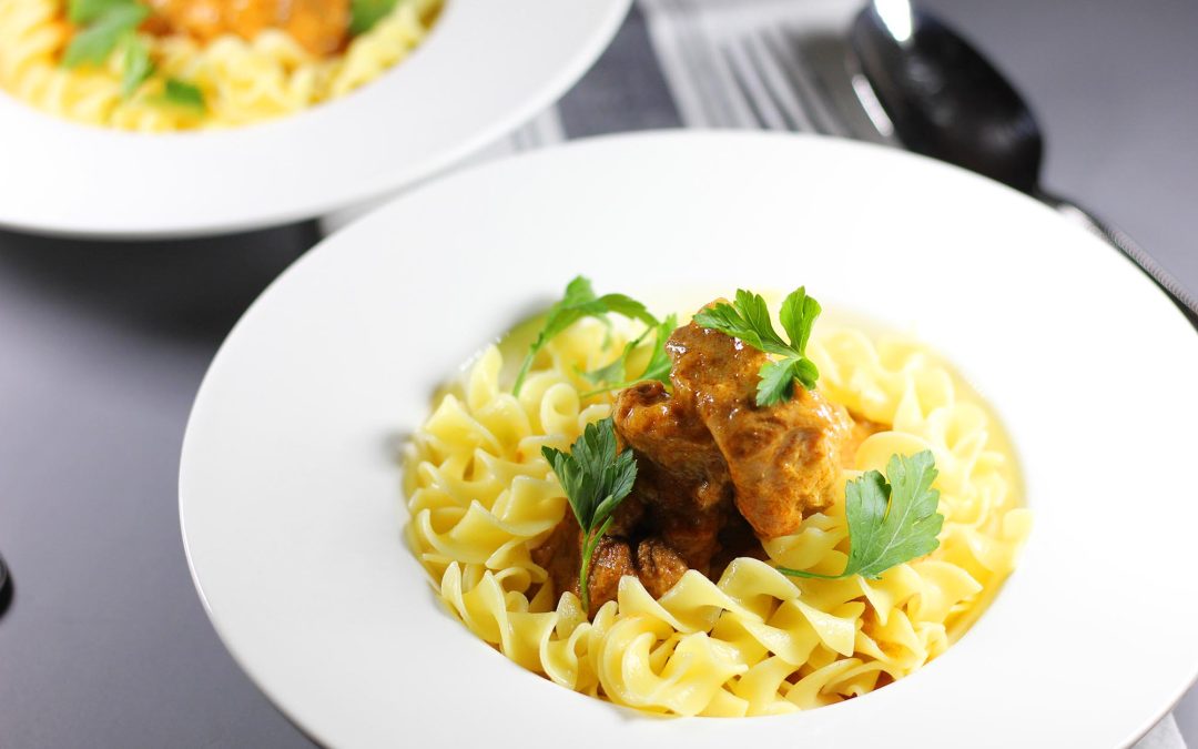 “Fancy” Veal Paprikash