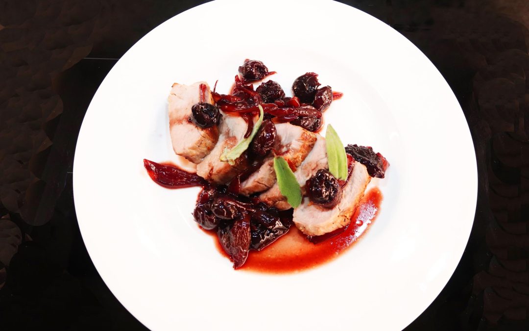 Pork Tenderloin and Cherry Agradolce