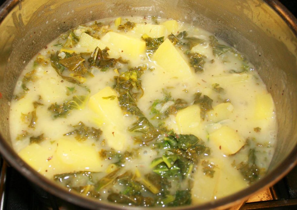 Hearty Kale and Potato Combo Inspired Cuisine