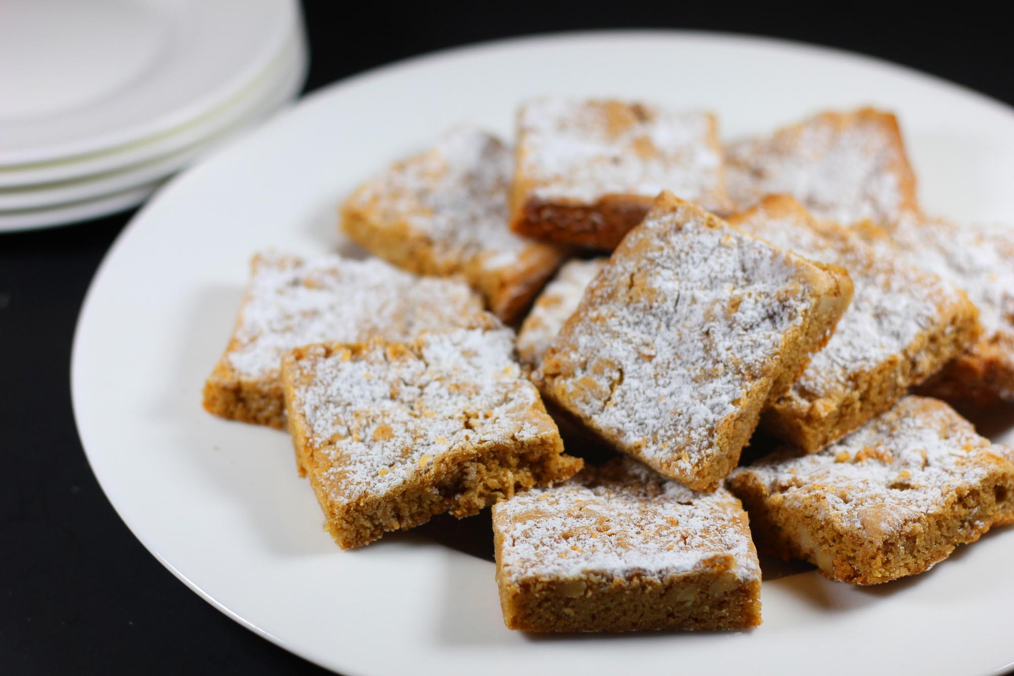 Chewy Blondie Squares - Inspired Cuisine