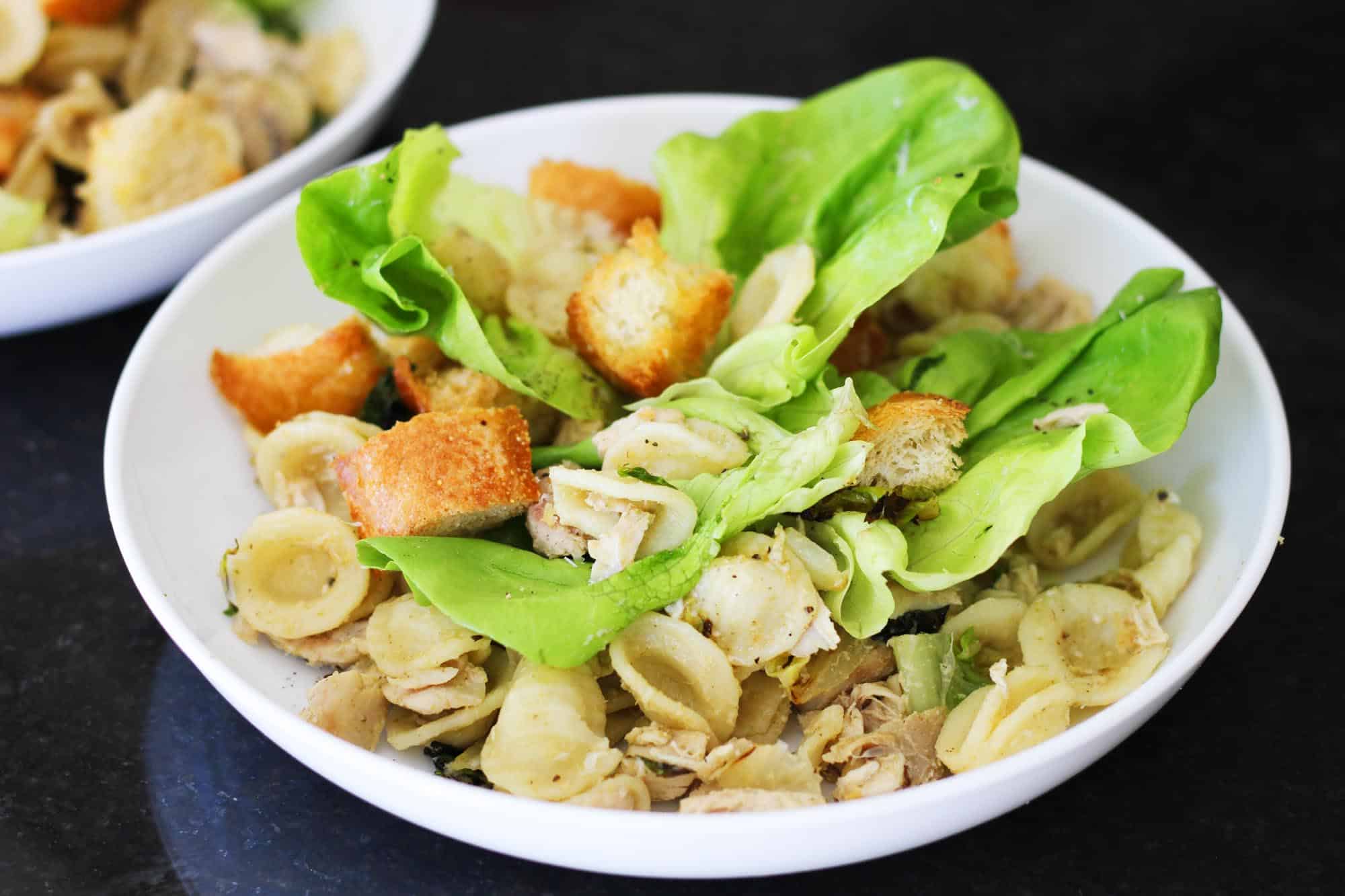 Chicken Caesar Pasta Salad - Inspired Cuisine