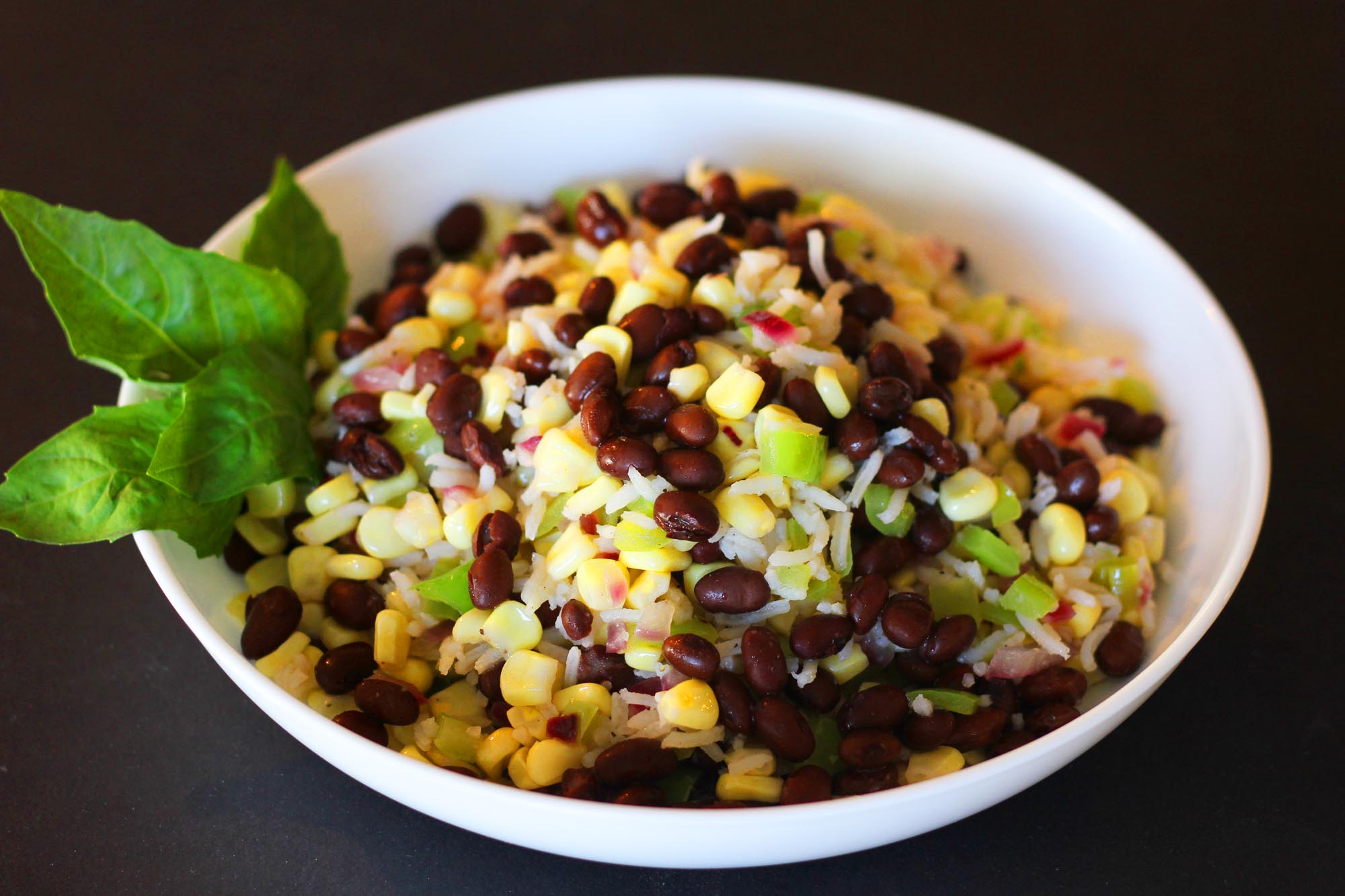 Black Bean, Corn and Rice Salad Inspired Cuisine