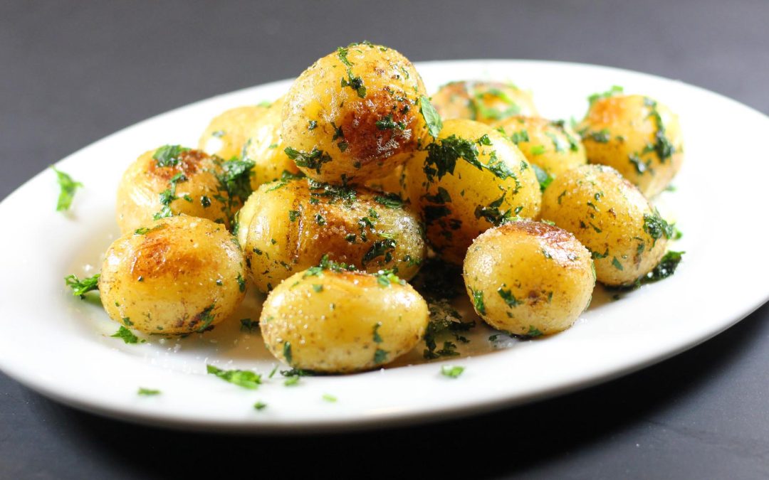 New Potatoes, Tossed in Butter and Parsley
