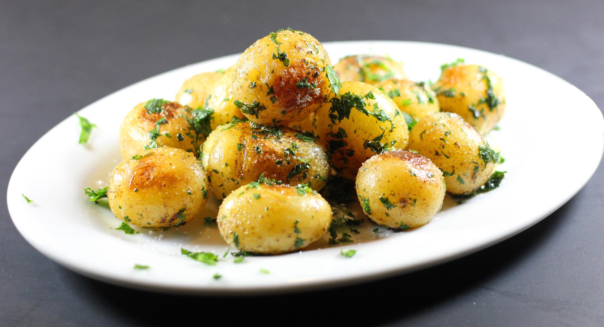 New Potatoes, Tossed in Butter and Parsley - Inspired Cuisine
