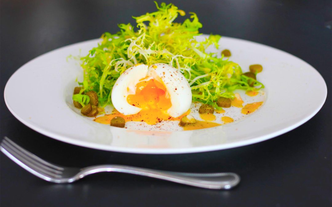 Frisee Salad with Perfect Soft Boiled Egg