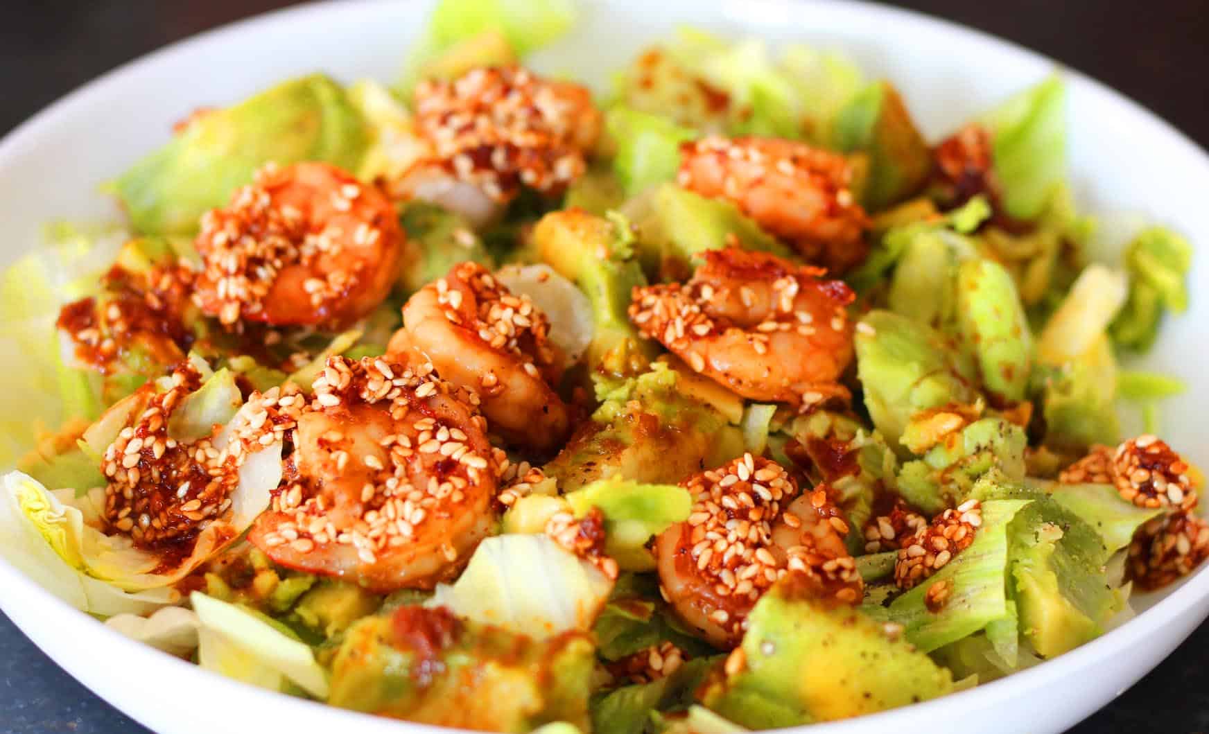 Iceberg, Shrimp and Ginger Salad - Inspired Cuisine