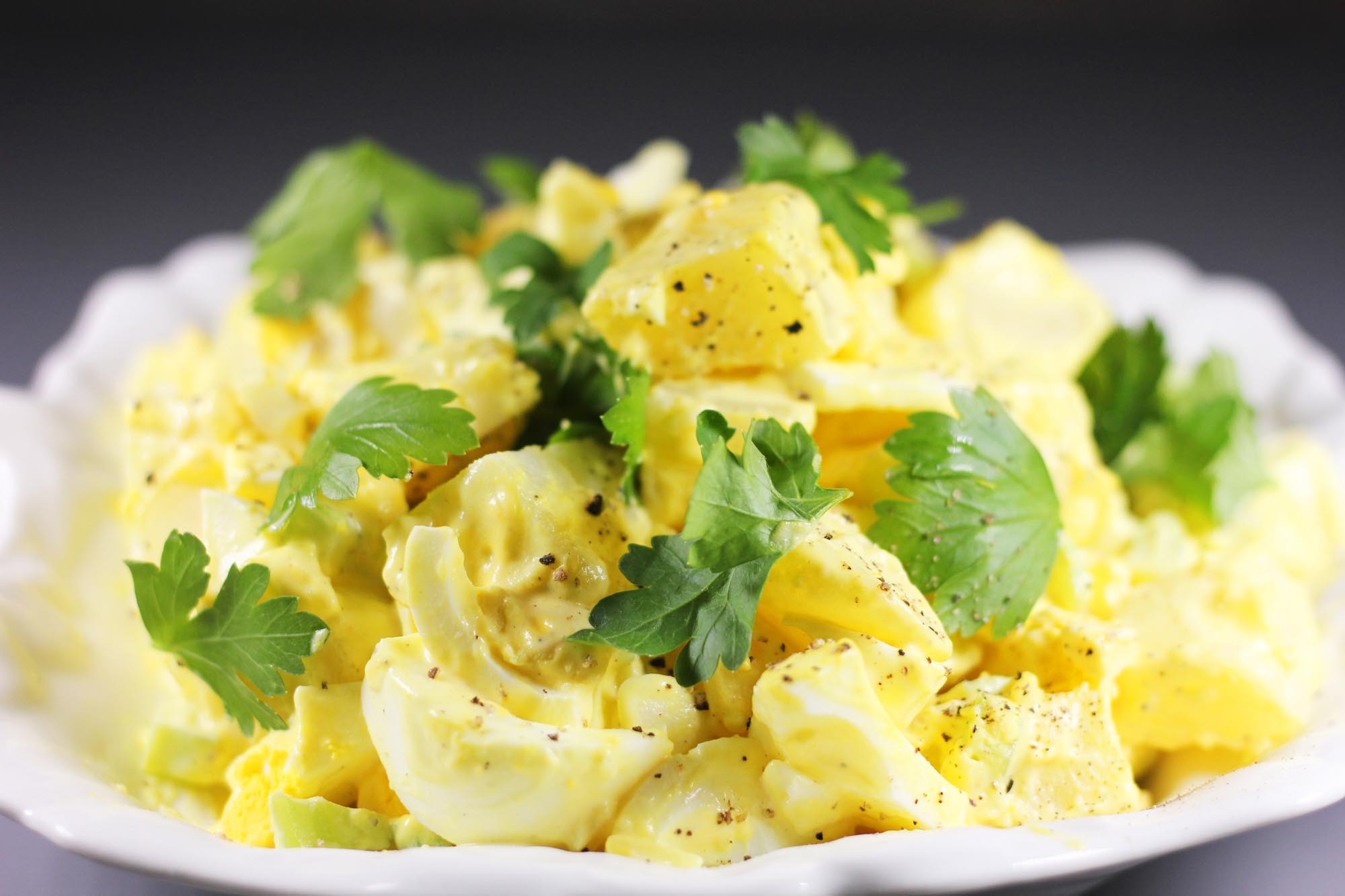 Classic Potato and Egg Salad Inspired Cuisine