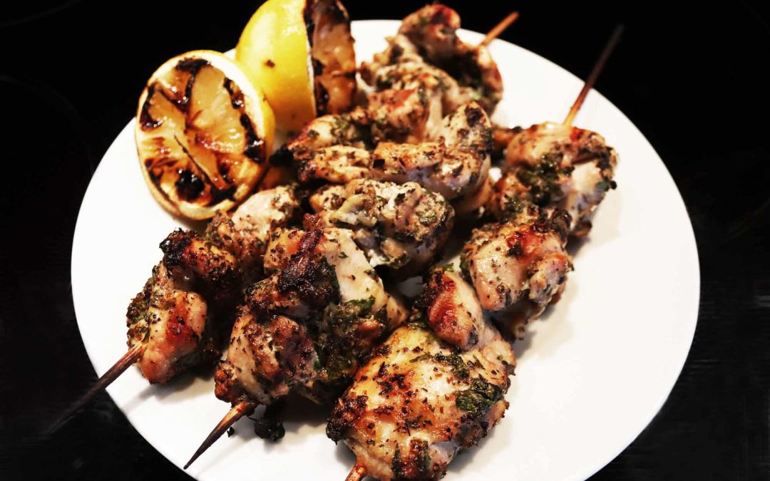 Grilled Chicken Brochettes