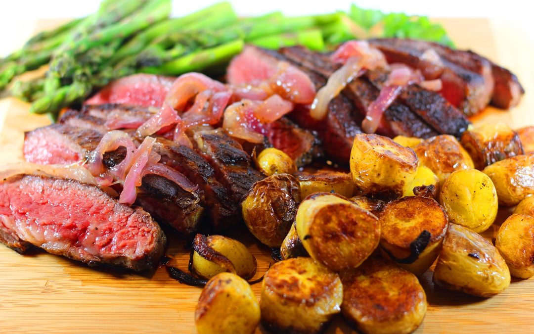 Pan Seared Tri Tip Steak and Red Onion Jam