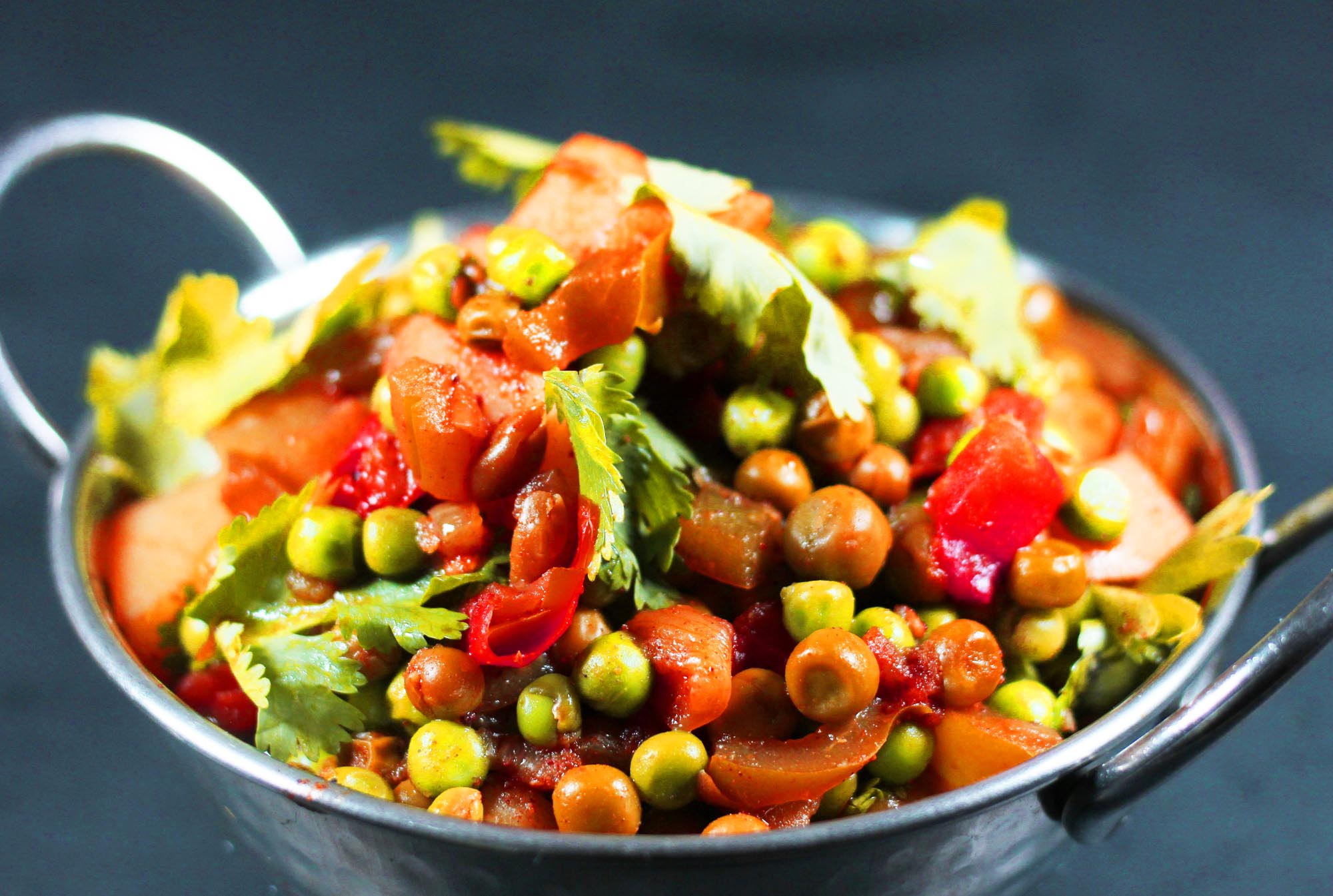 Tandoori Spiced Green Peas - Inspired Cuisine
