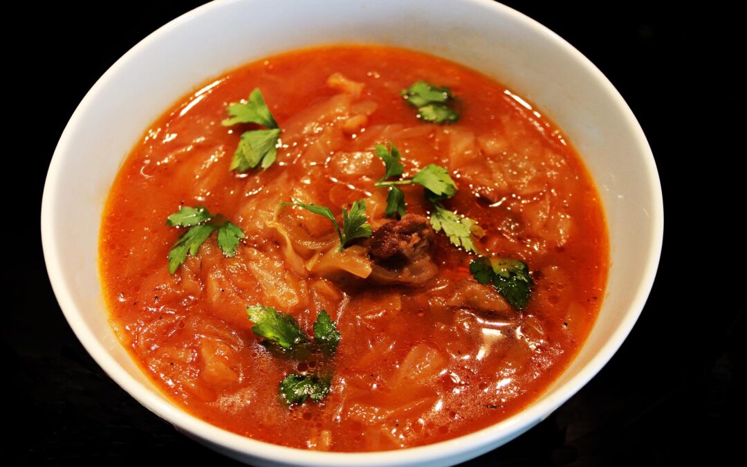 Sweet and Sour Cabbage Soup