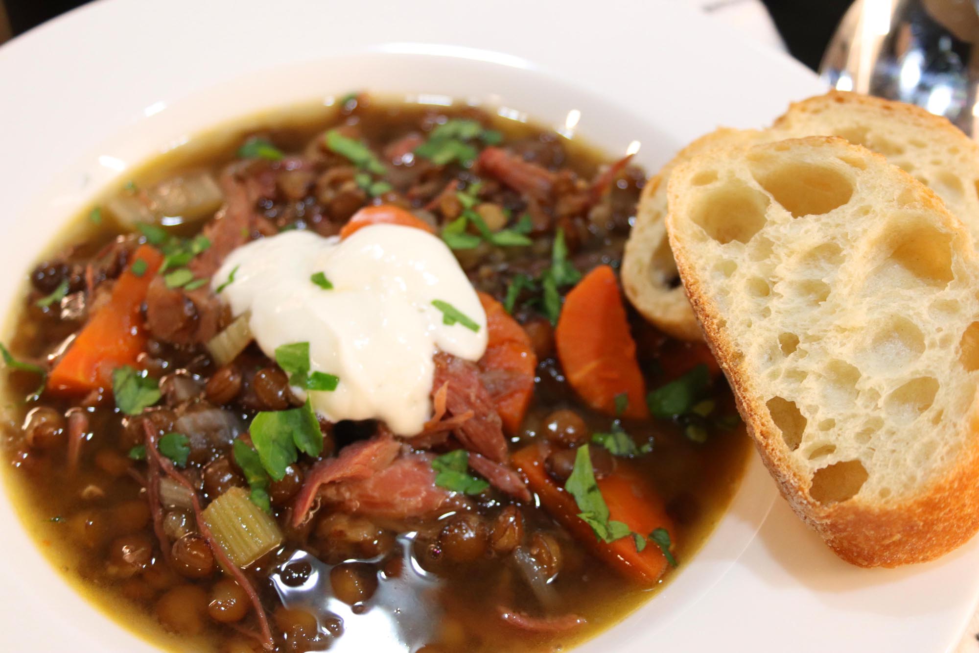 New Year's Lentil Soup - Inspired Cuisine