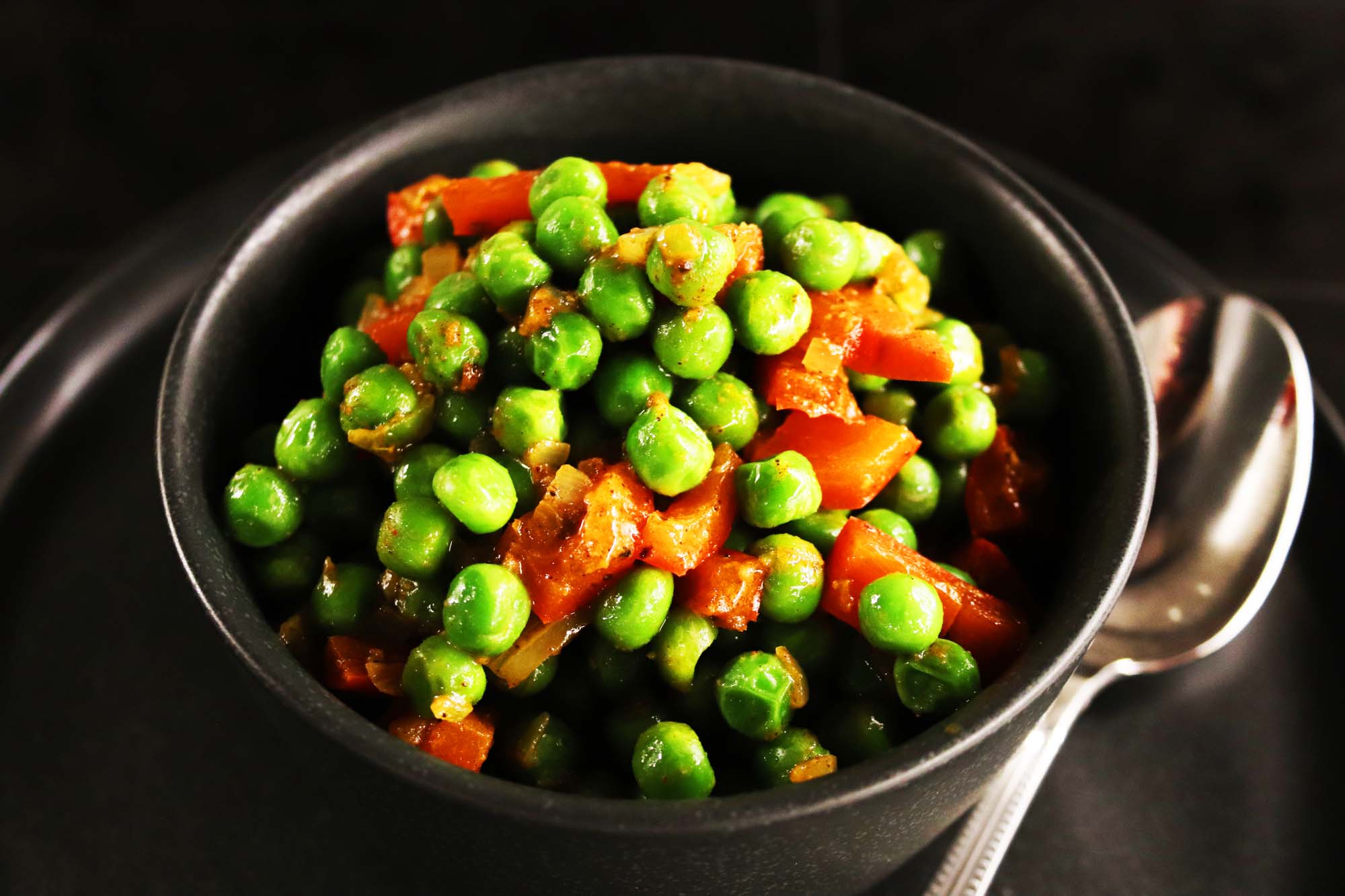 Red Pepper and Spring Pea Curry - Inspired Cuisine