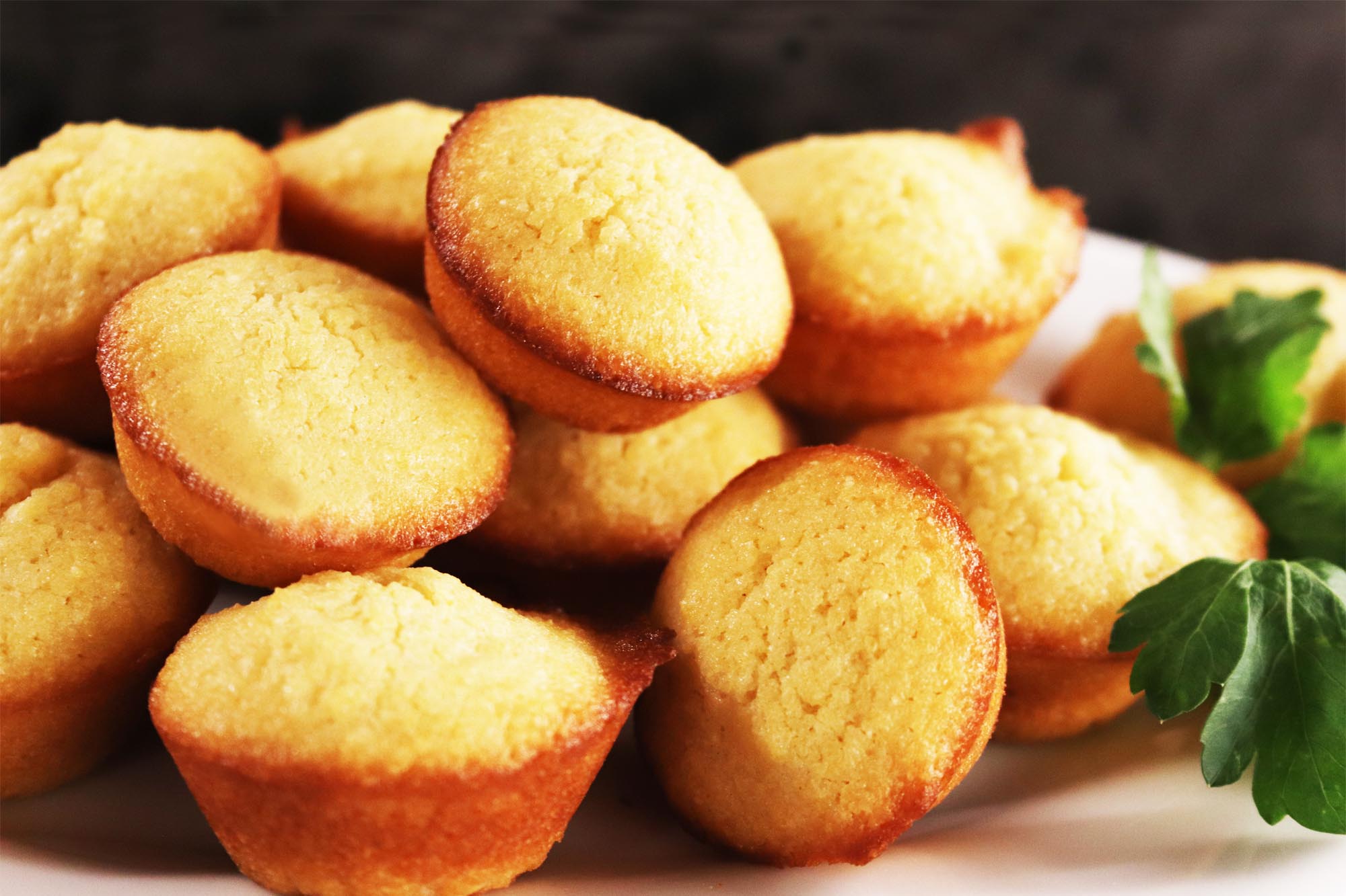 Sweet Cornbread Mini Muffins - Inspired Cuisine