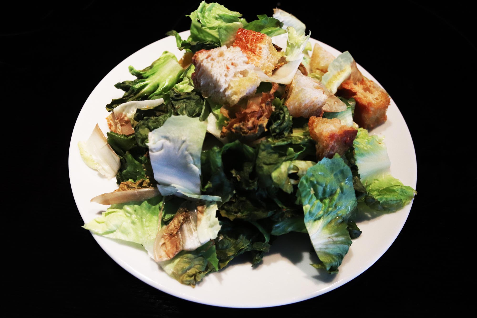 Escarole Salad with Warm Vinaigrette - Inspired Cuisine
