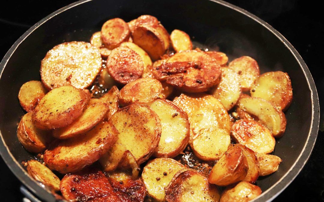 Indian Pan Fried Potatoes