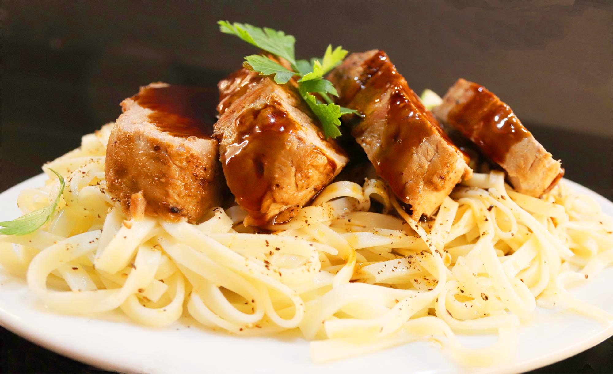 Hoisin Lime Glazed Pork Tenderloin - Inspired Cuisine